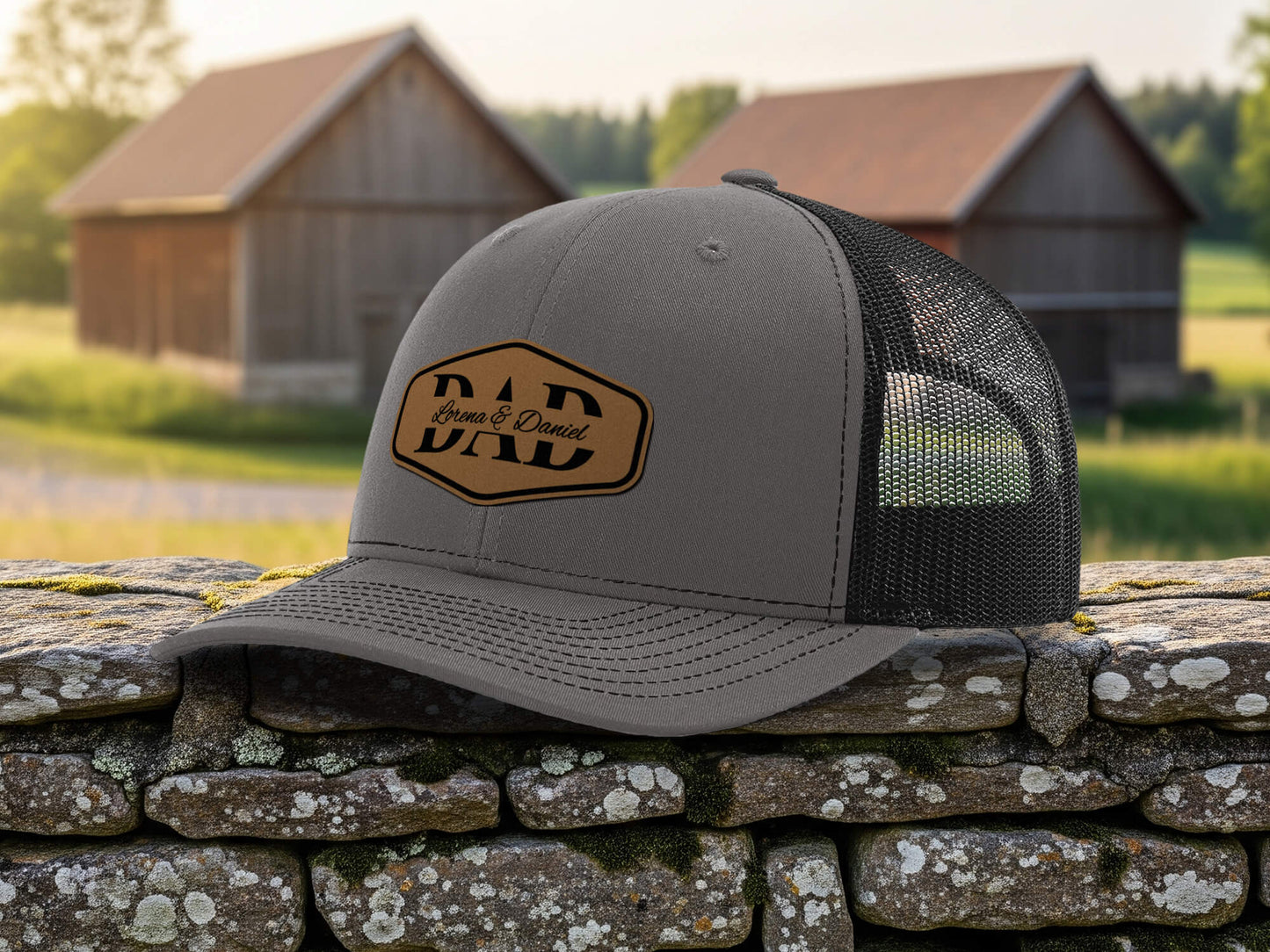 Personalized Dad Hat with Names, Custom Grandpa Hat for Men, Fathers Day Gift, Mens Christmas Gift, Papa Cap, Engraved Father Ball Cap