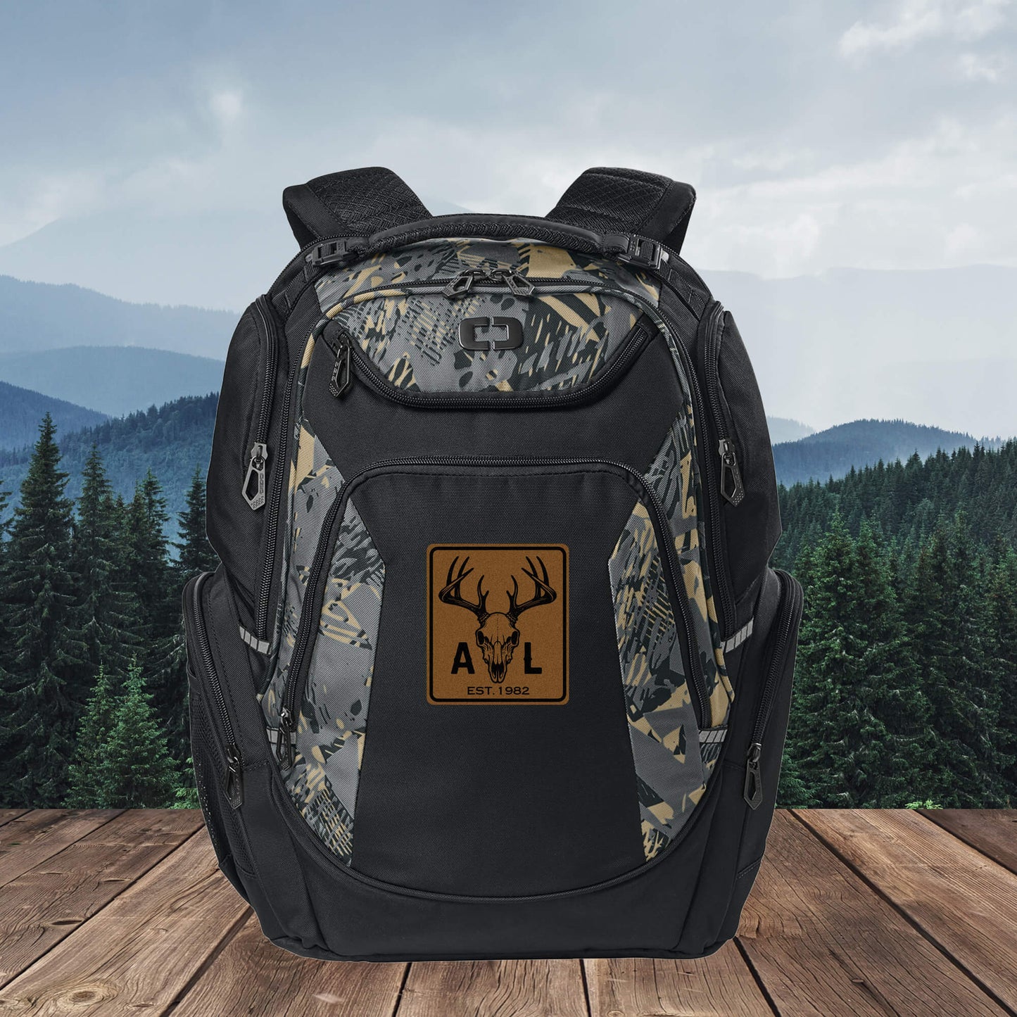 Custom Hiking Backpack | Personalized Hunting Bag with Engraving | Groomsmen Gift, Outdoor Adventure Pack, Travel Gift for Men