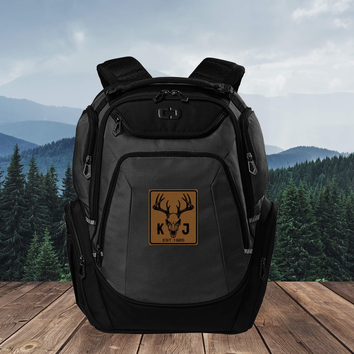 Custom Hiking Backpack | Personalized Hunting Bag with Engraving | Groomsmen Gift, Outdoor Adventure Pack, Travel Gift for Men