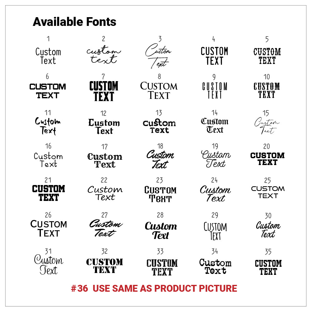 CUSTOM - Your Custom Text, Image or Logo Glass