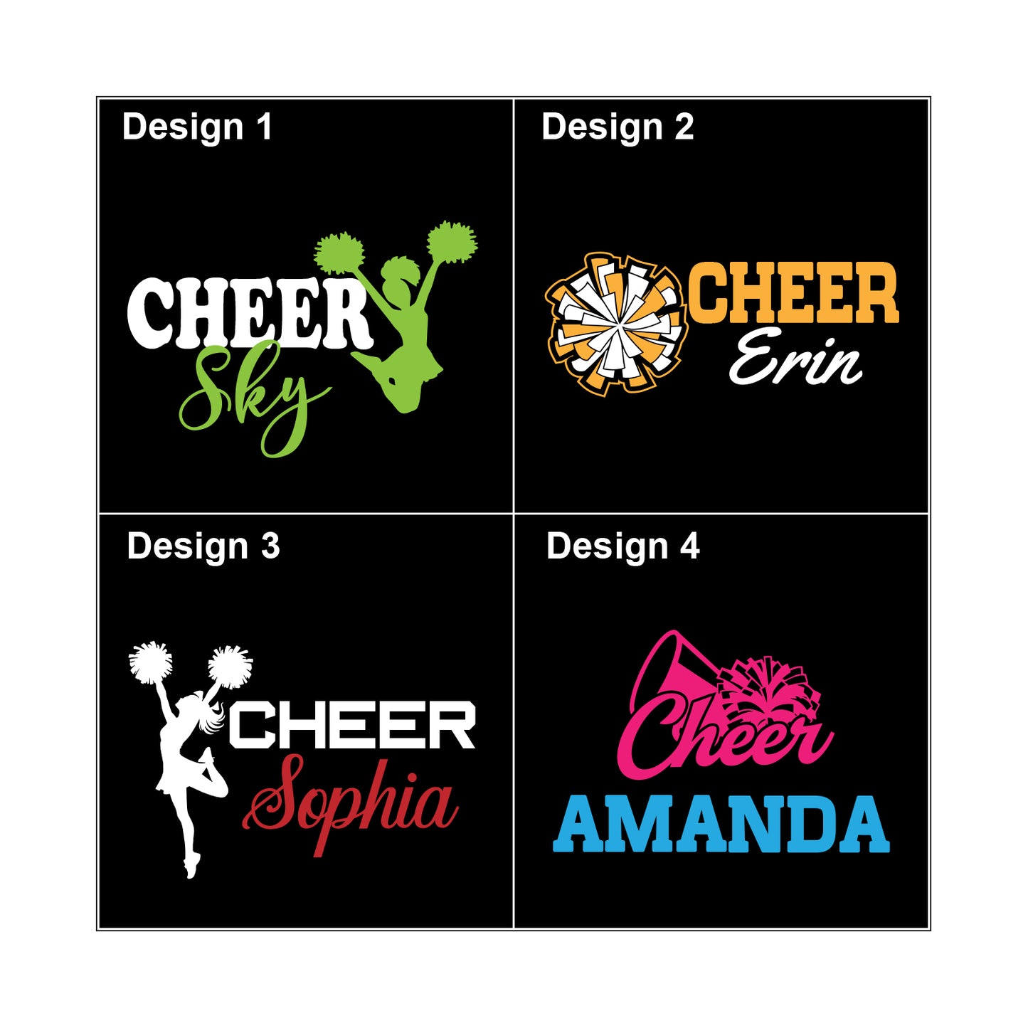 Personalized Cheer Bag