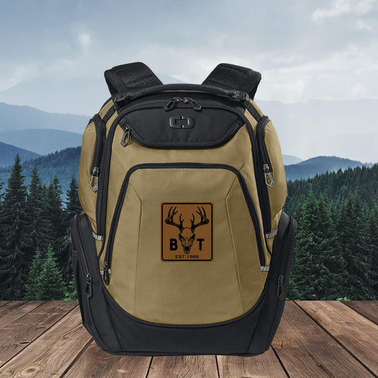 Custom Hiking Backpack | Personalized Hunting Bag with Engraving | Groomsmen Gift, Outdoor Adventure Pack, Travel Gift for Men