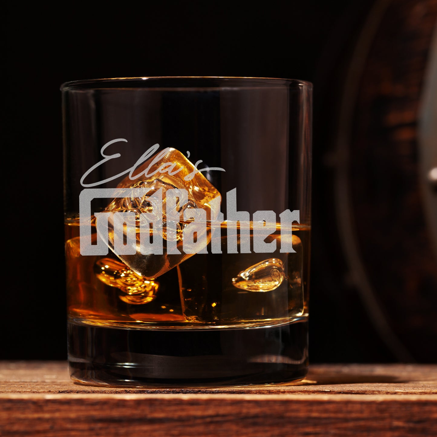 Godparent Custom Bourbon Glass