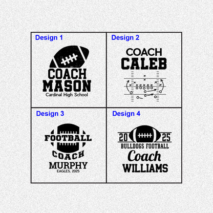 Personalized Football Whiskey Glass