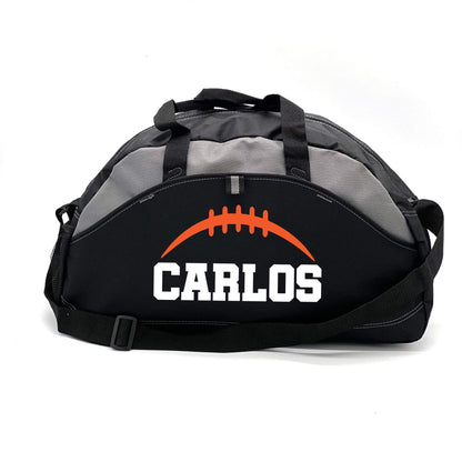 Custom Football Duffle Bag with Name