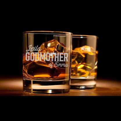 Godparent Custom Bourbon Glass