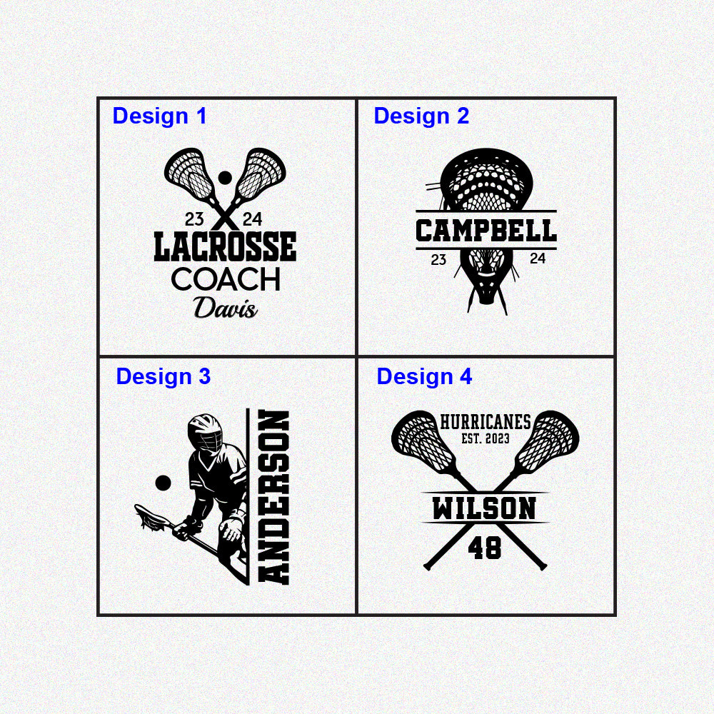 Personalized Lacrosse Coach Pint Glass