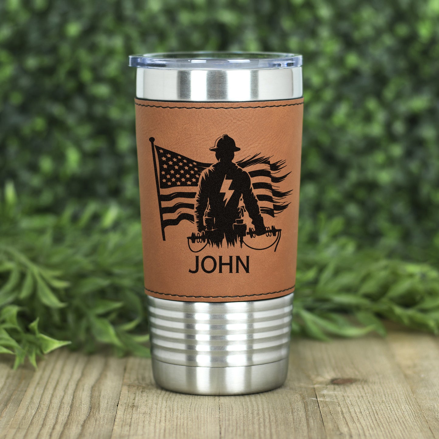 Lineman Flag Tumbler Gift