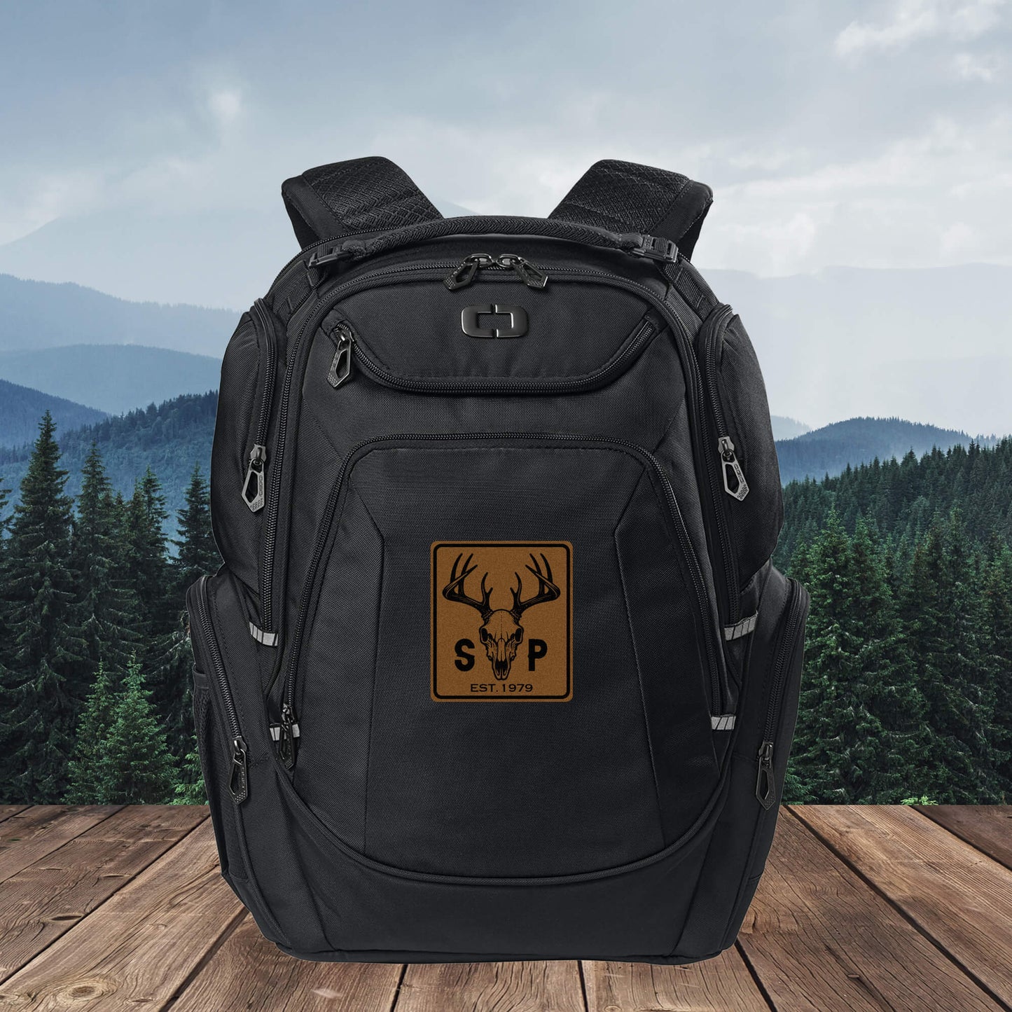 Custom Hiking Backpack | Personalized Hunting Bag with Engraving | Groomsmen Gift, Outdoor Adventure Pack, Travel Gift for Men