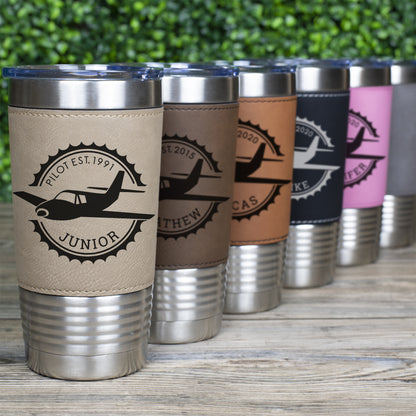 Pilot Gift Personalized Tumbler
